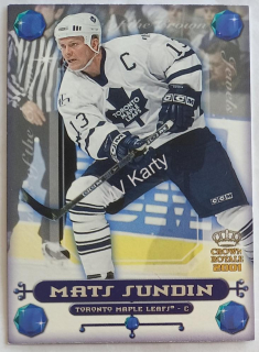 2000-01 Pacific Crown Royale - Jewels of the Crown #25 Mats Sundin