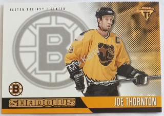 2002-03 Pacific Private Stock Titanium - Shadows #2 Joe Thornton