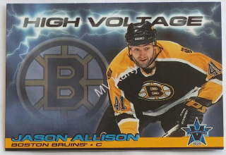 2000-01 Pacific Vanguard - High Voltage #4 Jason Allison