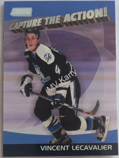 2000-01 Topps Stadium Club - Capture the Action #CA14 Vincent Lecavalier