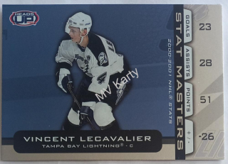 2001-02 Pacific Heads Up - Stat Masters #17 Vincent Lecavalier
