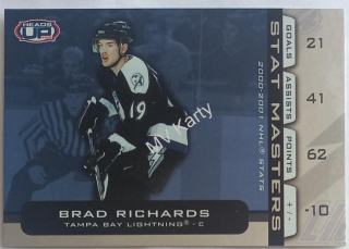 2001-02 Pacific Heads Up - Stat Masters #18 Brad Richards