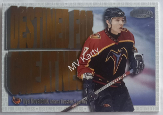 2002-03 Pacific Exclusive - Destined for Greatness #3 Ilya Kovalchuk