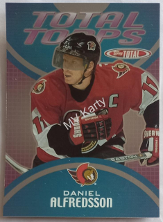 2002-03 Topps Total - Total Topps #TT17 Daniel Alfredsson