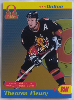 1998-99 Pacific Omega - Online #5 Theoren Fleury