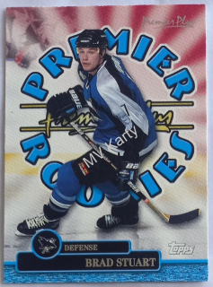 1999-00 Topps Premier Plus - Premier Rookies #PR2 Brad Stuart
