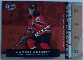 2001-02 Pacific Heads Up - Stat Masters #10 Jason Arnott