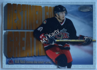 2002-03 Pacific Exclusive - Destined for Greatness #5 Rick Nash