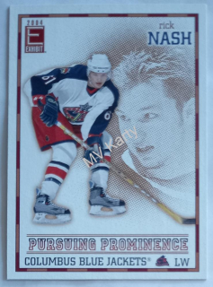 2003-04 Pacific Exhibit - Pursuing Prominence #4 Rick Nash