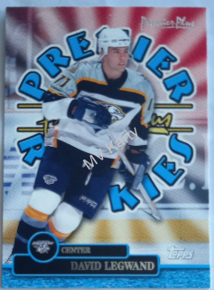 1999-00 Topps Premier Plus - Premier Rookies #PR7 David Legwand