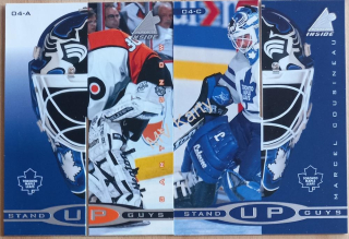 1997-98 Pinnacle Inside - Stand Up Guys #04-AB Garth Snow, Marcel Cousineau + 1997-98 Pinnacle Inside - Stand Up Guys #04-CD Marcel Cousineau, Garth Snow Komplet