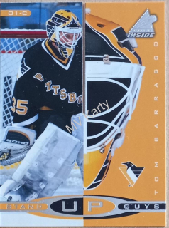 1997-98 Pinnacle Inside - Stand Up Guys #01-CD Tom Barrasso, Mike Vernon