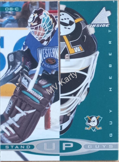 1997-98 Pinnacle Inside - Stand Up Guys #08-CD Guy Hebert, Trevor Kidd
