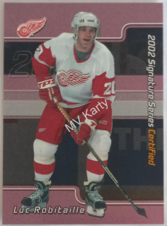 2001-02 In the Game Be A Player Signature Series - Certified #C-23 Luc Robitaille #/100