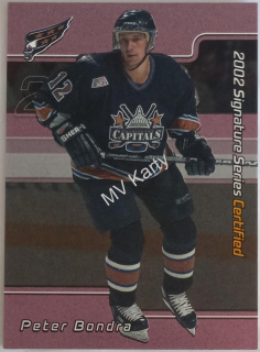 2001-02 In the Game Be A Player Signature Series - Certified #C-31 Peter Bondra #/100