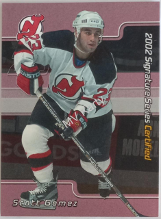 2001-02 In the Game Be A Player Signature Series - Certified #C-39 Scott Gomez #/100