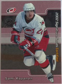 2001-02 In the Game Be A Player Signature Series - Certified #C-40 Sami Kapanen #/100