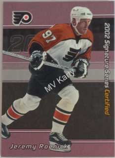 2001-02 In the Game Be A Player Signature Series - Certified #C-19 Jeremy Roenick #/100