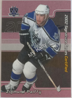 2001-02 In the Game Be A Player Signature Series - Certified #C-50 Ziggy Palffy #/100