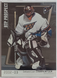 2002-03 In the Game Be A Player Between the Pipes - [Base] - Silver #97 Sebastien Charpentier #/100