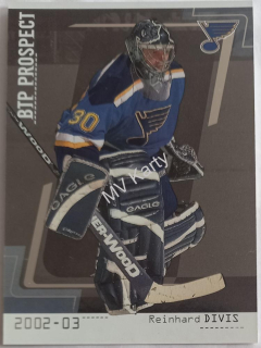 2002-03 In the Game Be A Player Between the Pipes - [Base] - Silver #98 Reinhard Divis #/100