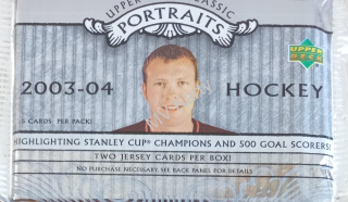 2003-04 Upper Deck Classic Portraits Hobby balíček