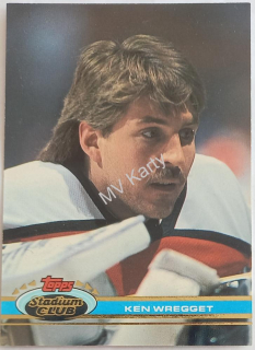 1991-92 Topps Stadium Club - [Base] #8 Ken Wregget