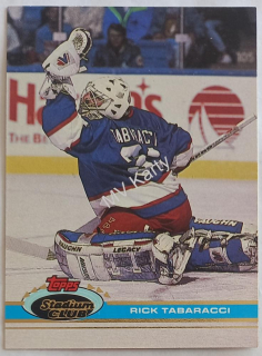 1991-92 Topps Stadium Club - [Base] #395 Rick Tabaracci