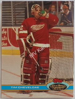 1991-92 Topps Stadium Club - [Base] #224 Tim Cheveldae