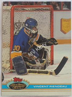 1991-92 Topps Stadium Club - [Base] #128 Vincent Riendeau