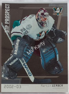 2002-03 In the Game Be A Player Between the Pipes - [Base] - Silver #76 Martin Gerber #/100