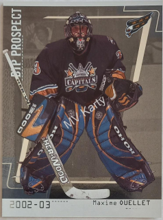 2002-03 In the Game Be A Player Between the Pipes - [Base] - Silver #91 Maxime Ouellet #/100