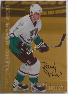 1999-00 In the Game Be A Player Millennium Signature Series - [Base] - Gold Autographs #7 Pavel Trnka