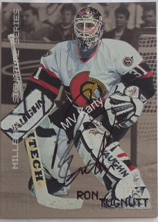 1999-00 In the Game Be A Player Millennium Signature Series - [Base] - Autographs #172 Ron Tugnutt