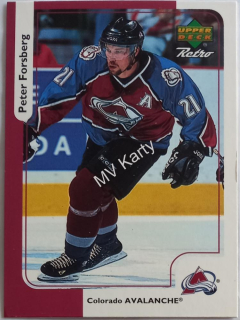 1999-00 Upper Deck Retro McDonald's - [Base] #MCD-10 Peter Forsberg