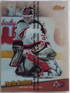 1998-99 Topps Finest - Jumbo #3 Martin Brodeur