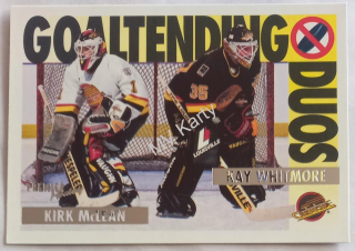 1994-95 O-Pee-Chee Premier - [Base] #85 Kay Whitmore, Kirk McLean