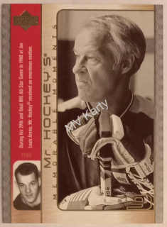 2003-04 Upper Deck - Mr. Hockey's Memorable Moments #GH21 Gordie Howe