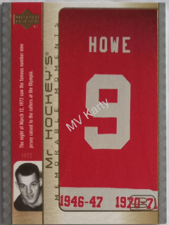 2003-04 Upper Deck - Mr. Hockey's Memorable Moments #GH15 Gordie Howe