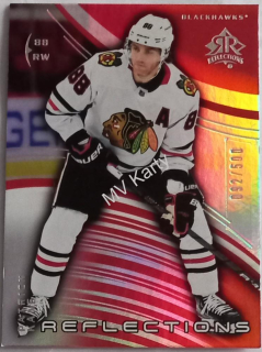 2020-21 Upper Deck Extended Series - Triple Dimensions Reflections - Ruby #10 Patrick Kane #/500
