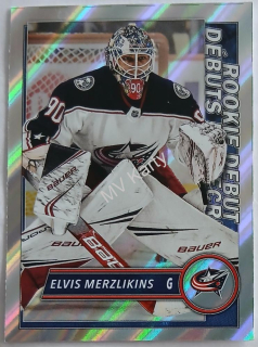 2020-21 Topps NHL Stickers - [Base] #536 Rookie Debut - Elvis Merzlikins
