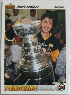 1991-92 Upper Deck - [Base] - French #156 Mario Lemieux