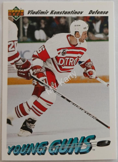 1991-92 Upper Deck - [Base] #594  Young Guns - Vladimir Konstantinov