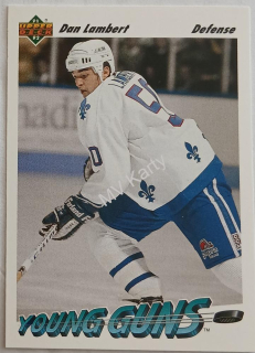1991-92 Upper Deck - [Base] #592  Young Guns - Dan Lambert