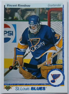 1990-91 Upper Deck - [Base] #152  Vincent Riendeau