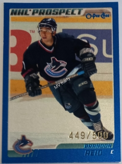 2003-04 O-Pee-Chee - [Base] - Blue #325 Brandon Reid #/500