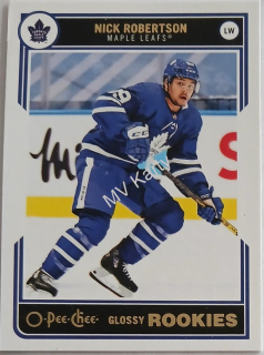 2020-21 Upper Deck - O-Pee-Chee Glossy Rookies #R-14 Nick Robertson