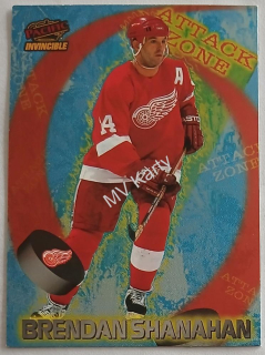 1997-98 Pacific Invincible - Attack Zone #10 Brendan Shanahan