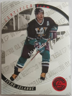 1997-98 Pinnacle Certified - Certified Team #16 Teemu Selanne