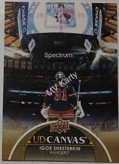 2021-22 Upper Deck Series 1 - UD Canvas #C55 Igor Shesterkin